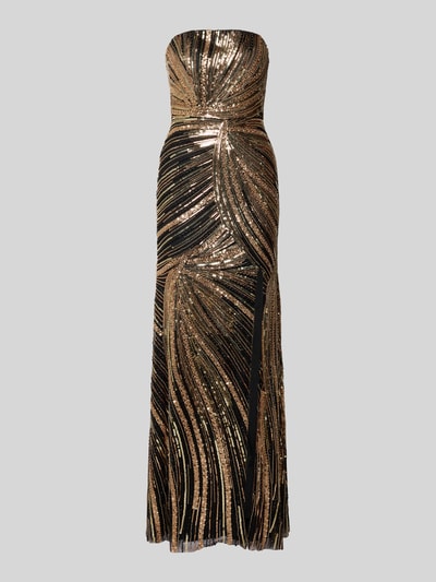 LUXUAR FASHION Sukienka wieczorowa z odkrytymi ramionami Czarny 2