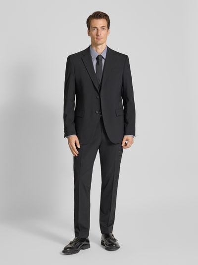 BOSS Regular Fit Anzugsakko aus Schurwoll-Mix Modell 'H-Jasper-MM-C-NF' Black 1