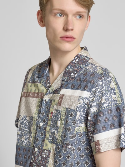 Levi's® Relaxed Fit Freizeithemd mit Brusttasche Modell 'THE SUNSET CAMP' Marine 3