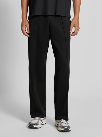 REVIEW Sweathose mit elastischem Bund Black 4