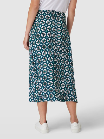 Marc O'Polo Midirok met all-over motief Groen - 5