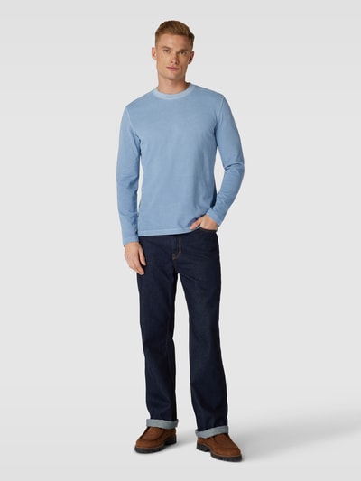 Marc O'Polo Longsleeve mit Rundhalsausschnitt Hellblau 1