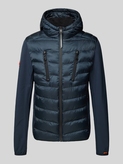 Superdry Kurtka softshell z kieszeniami zapinanymi na zamek błyskawiczny Ciemnoniebieski 1