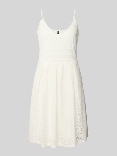 Vero Moda Getailleerde mini-jurk van katoenmix, model 'HONEY' Wit - 2