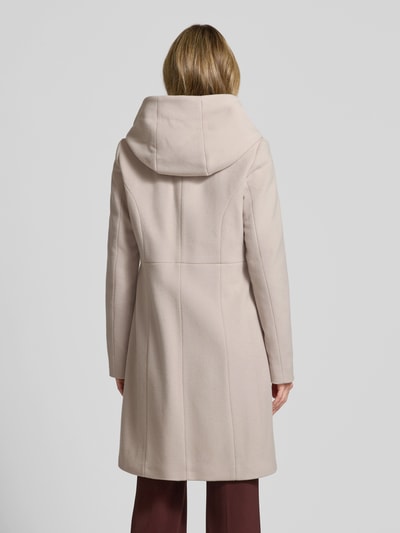 Milo Coats Lange wollen jas met kasjmier, model 'BELLA' Beige - 5