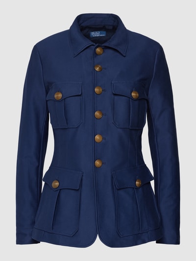 Polo Ralph Lauren Żakiet z kieszeniami z patką model ‘FREYA’ Granatowy 2