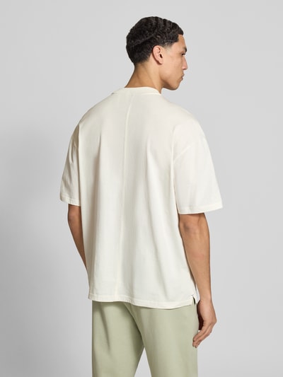 HUGO Blue Oversized t-shirt z czystej bawełny model 'Nohatio' Biały 5
