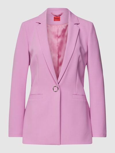 HUGO Blazer met viscose, model 'Alinja' Felroze - 2