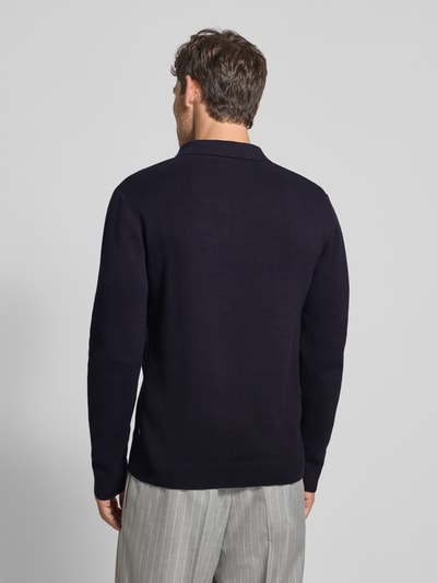 Jack & Jones Premium Strickpullover mit gerippten Abschlüssen Modell 'MILANO' Black 5