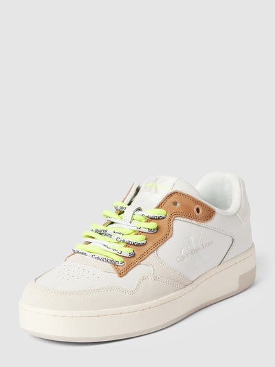 Calvin Klein Jeans Sneaker mit Label-Details Modell 'BASKET CUPSOLE' Beige 1