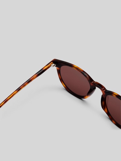 MessyWeekend Runde Sonnenbrille Modell 'NEW DEPP' Dunkelbraun 5
