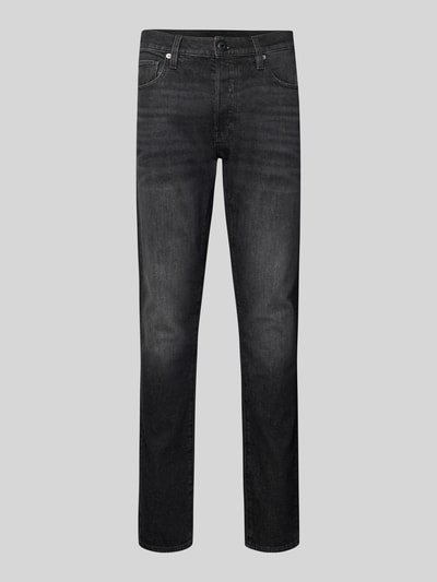 Produktfoto, Jeans mit 5-Pocket-Design von G-Star Raw w kolorze czarnym, bawełna z elastanem, krój slim fit, Szerokość w rozmiarze 32/32: 41 cm, długość wewnętrzna nogawki: 81 cm