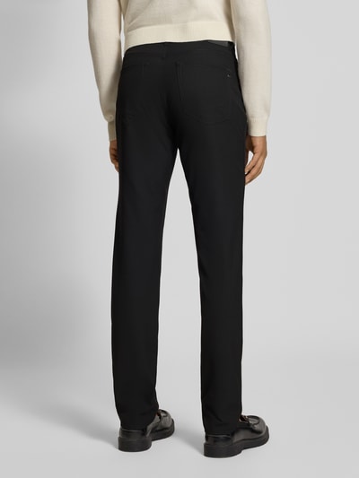 Brax Spodnie materiałowe o kroju straight fit z 5 kieszeniami Czarny 5