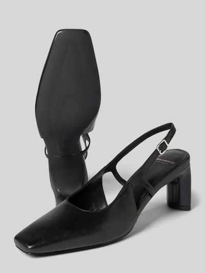 Vagabond Pumps van leer, model 'VENDELA' Zwart - 3