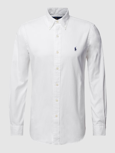 Polo Ralph Lauren Custom Fit Freizeithemd mit Stretch-Anteil Weiss 2