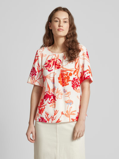 s.Oliver BLACK LABEL Blouse met all-over print Wit - 4