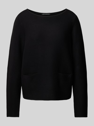 Betty Barclay Gebreide pullover met zakken Zwart - 2