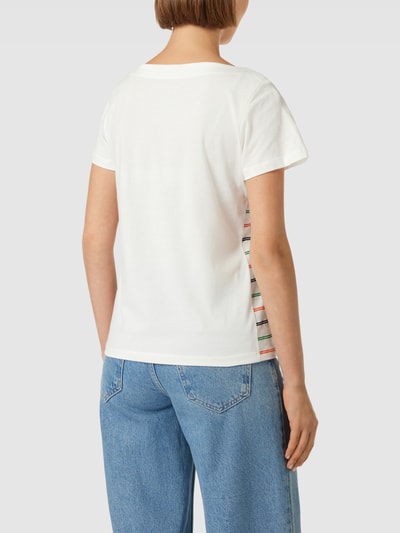 Tom Tailor T-Shirt mit Streifenmuster Offwhite 5