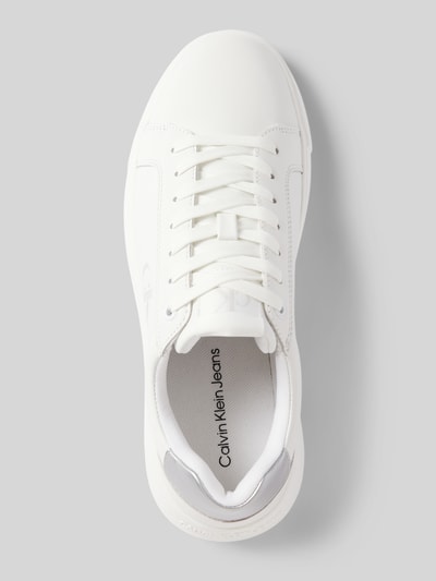 Calvin Klein Jeans Sneaker mit Label-Detail Weiss 4