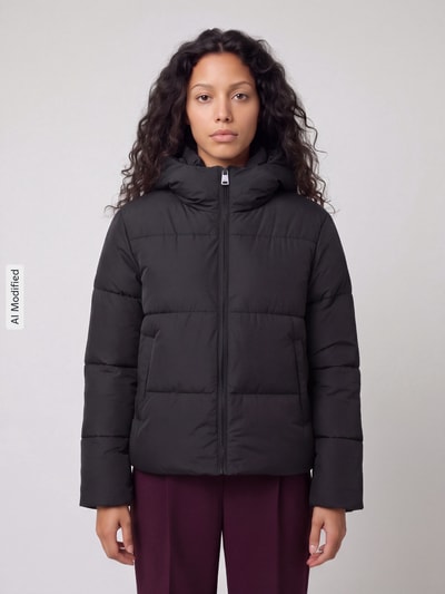 ONLY Steppjacke mit Kapuze Black 4