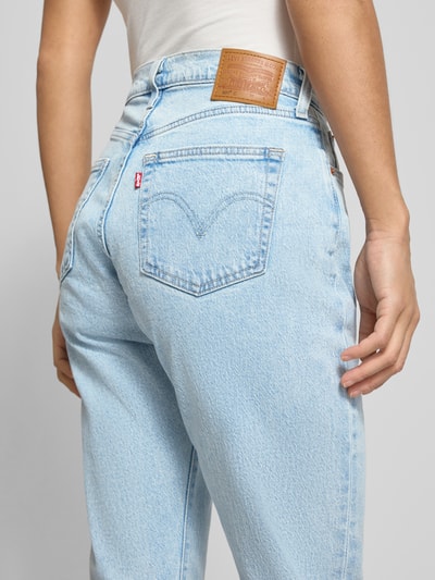 Levi's® 300 Straight Fit Jeans aus Baumwoll-Mix Modell '501®' Hellblau 3