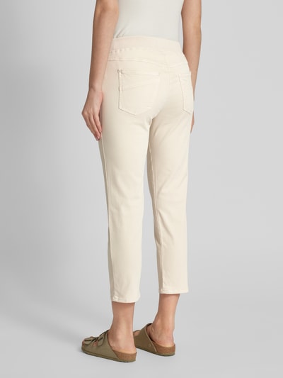 Raphaela By Brax Jeans met elastische band, model 'Pamina' Offwhite - 5