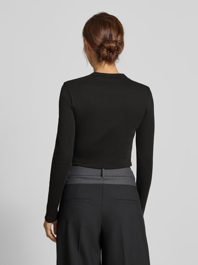 HUGO Regular fit shirt met lange mouwen van katoenmix, model 'DAFILOMENA' Zwart - 5