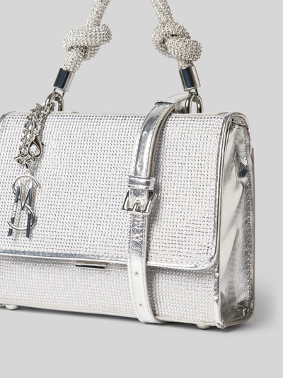 Steve Madden Crossbody Bag mit Allover-Strasssteinbesatz Silber 3