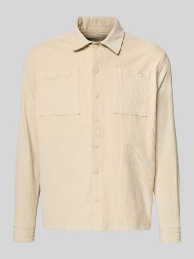 Blend Regular Fit Hemdjacke aus Cord Modell 'FABER' Offwhite 2