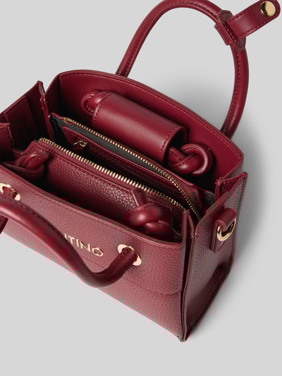 VALENTINO BAGS Torebka z detalem z logo model ‘ALEXIA’ Bordowy 4