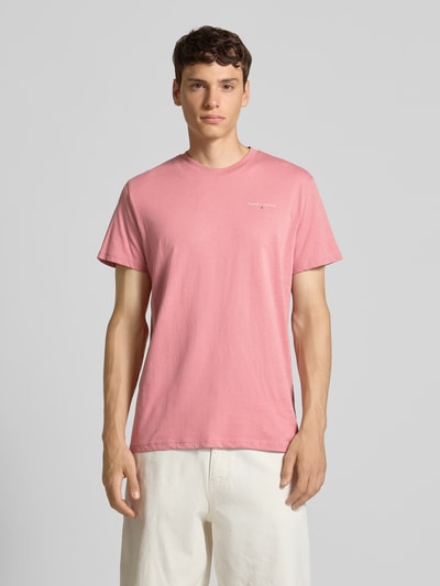 Tommy Jeans Slim Fit T-Shirt aus reiner Baumwolle Koralle 4