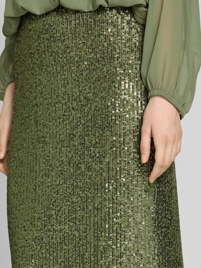 V by Vera Mont Maxirock mit Paillettenbesatz Gruen 3