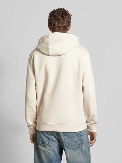 Tommy Jeans Regular fit hoodie met labelstitching Beige - 5