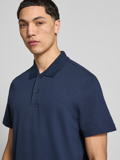 Tommy Jeans Regular Fit Poloshirt aus reiner Baumwolle Marine 3