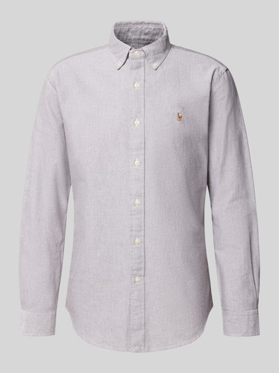 Polo Ralph Lauren Koszula casualowa z wyhaftowanym logo Średniobrązowy 1