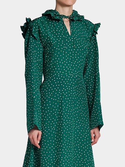 VETEMENTS Kleid aus Seide Grün 2