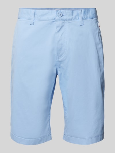 Tommy Jeans Shorts in unifarbenem Design Modell 'SCANTON' Hellblau 2