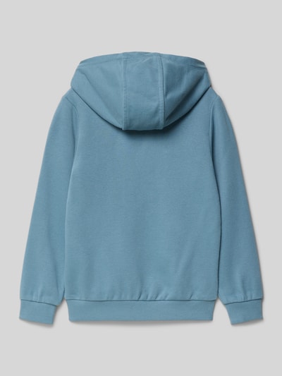 s.Oliver RED LABEL Regular Fit Hoodie aus Baumwoll-Mix Rauchblau 3