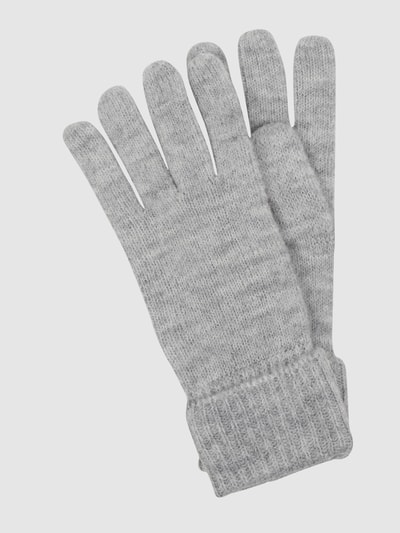 Christian Berg Woman Handschuhe mit Woll-Anteil Hellgrau Melange 1