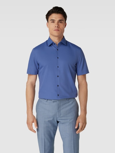 Jake*s Business-Hemd mit 1/2-Ärmeln Jeansblau 4