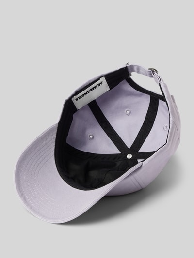 Armedangels Basecap mit Label-Stitching Modell 'YENAAS' Flieder 2