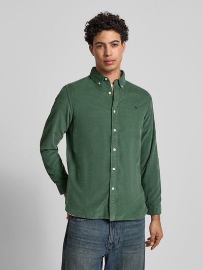 Superdry Vrijetijdsoverhemd met labelstitching Groen - 4