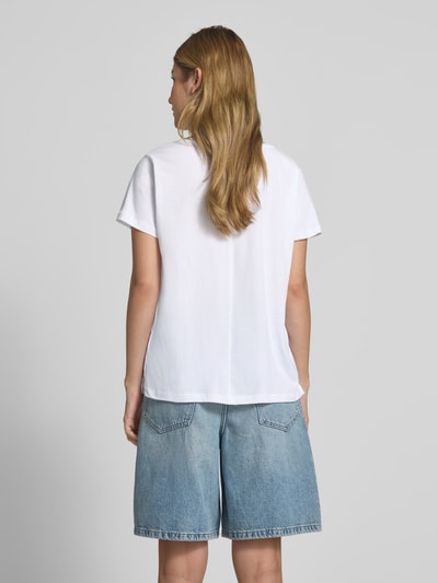 Milano Italy Regular fit T-shirt van puur katoen Wit - 5