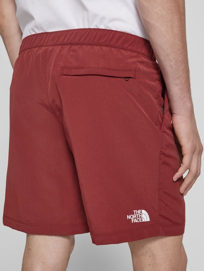The North Face Spodenki kąpielowe z nadrukiem z logo Bordowy 3