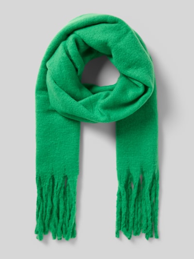 Kurt Beines Szal z frędzlami Zielony 1