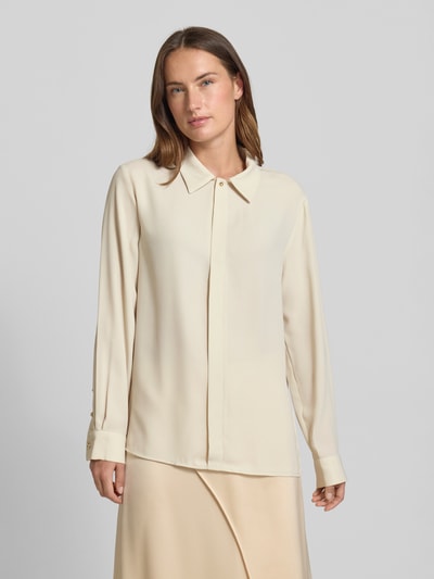 Liu Jo White Regular fit blouseshirt met platte kraag Offwhite - 4