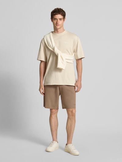 Pegador Oversized T-Shirt mit Logo-Print Modell 'PIKE' Beige 1