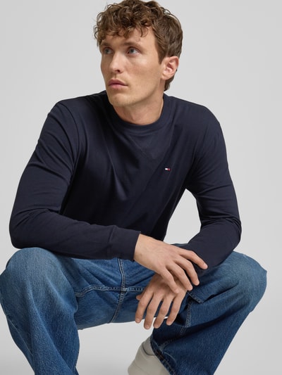 Tommy Hilfiger Sweatshirt mit Label-Stitching Marine 3