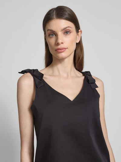 Smith and Soul Regular Fit Blusentop mit V-Ausschnitt Black 3