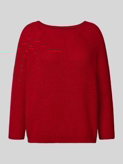 Weekend Max Mara Regular Fit Strickpullover mit Woll-Anteil Modell 'XENO' Rot 2